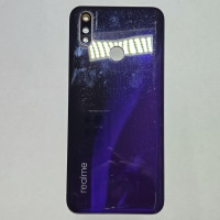 Крышка Realme 3 Pro Rmx1851 фиолетовая оригинал уценка