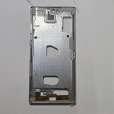 Рамка дисплея Samsung Note 10 Plus N975 серебро новая