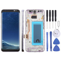 Дисплей в рамке Samsung S8 G950 копия TFT фиолетовый (заказ)