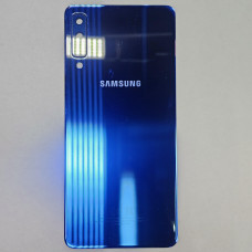 Крышка Samsung A7 2018 A750 синяя уценка оригинал Крышка Samsung A7 2018 A750 синяя уценка оригинал
