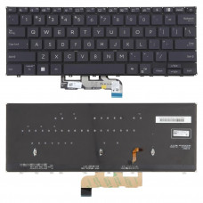 Клавиатура с подсветкой для ноутбука ASUS ExpertBook B9 B9450 B9450CEA B9450F B9450FA (американская версия) (черная) (заказ) Клавиатура с подсветкой для ноутбука ASUS ExpertBook B9 B9450 B9450CEA B9450F B9450FA (американская версия) (черная) (заказ)