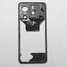 Средняя часть корпуса рамка Xiaomi Redmi Note 14 черная уценка оригинал