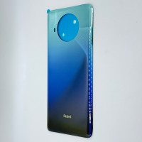 Крышка Xiaomi Mi 10t Lite синяя хорошее качество надпись Redmi новая