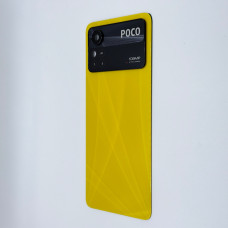 Крышка Xiaomi Poco X4 Pro 5g желтая хорошее качество новая Крышка Xiaomi Poco X4 Pro 5g желтая хорошее качество новая