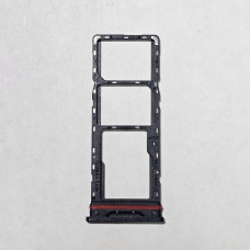Лоток сим infinix Hot 12 X6817 черный оригинал Лоток сим infinix Hot 12 X6817 черный оригинал