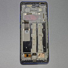 Рамка дисплея Tcl 10 Plus T782h синяя оригинал уценка