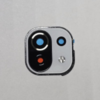 Стекло камеры Xiaomi Mi 11 Lite белое в рамке новое