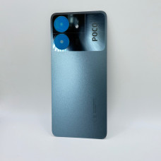 Крышка Xiaomi Poco C65 синяя оригинал новая Крышка Xiaomi Poco C65 синяя оригинал новая