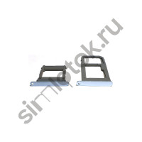 Сим лоток для Samsung A5 2017 синий (Blue Mist)