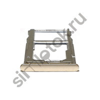 Сим лоток для ZTE Nubia Z11 Max золотой (Gold)